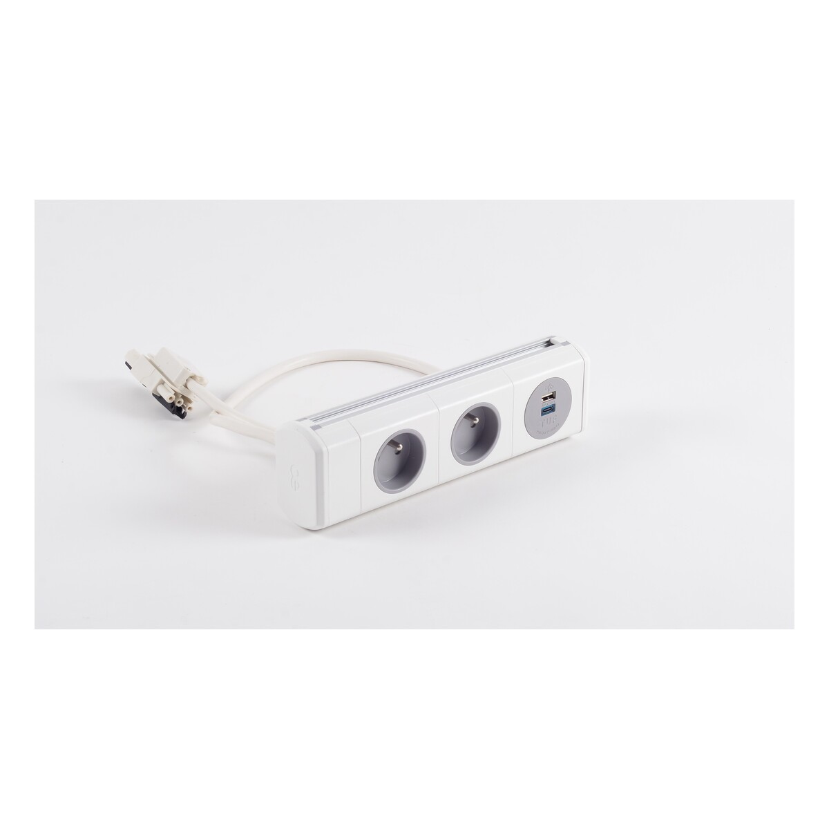 Mediaport PANDA 2x230 FR - USB TUF A+C biały